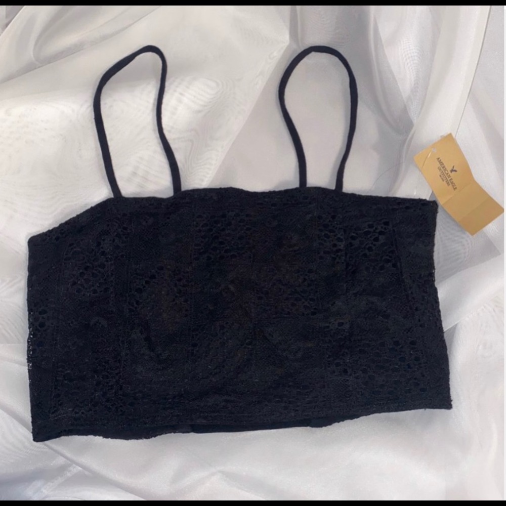 AEO black bralette